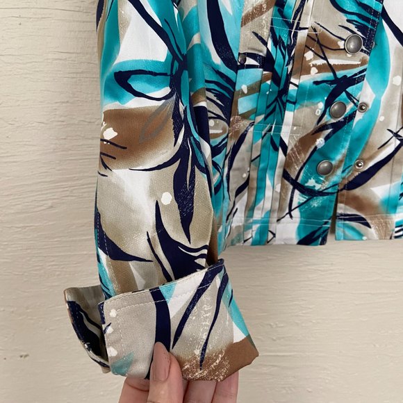 COLDWATER CREEK Shirt Jacket, Size Petite 14 - Picture 4 of 9